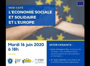 Web- café L'Economie Sociale et Solidaire et Europe - 16 juin 2020