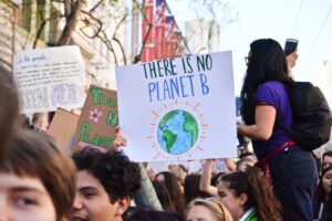 Manifestation pour le climat "there is no planet B"