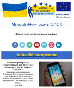 newsletter avril 2023